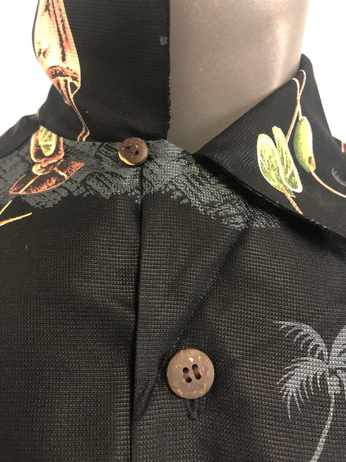 Paradise Found Men's Pau Hana Cocktail Silk Shirt